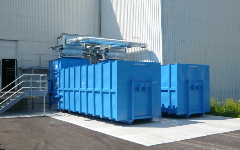 Presse Containerkompaktor Für Die Industrielle Entsorgung Von